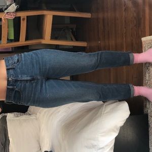 American Eagle Dark Wash Mom Jean